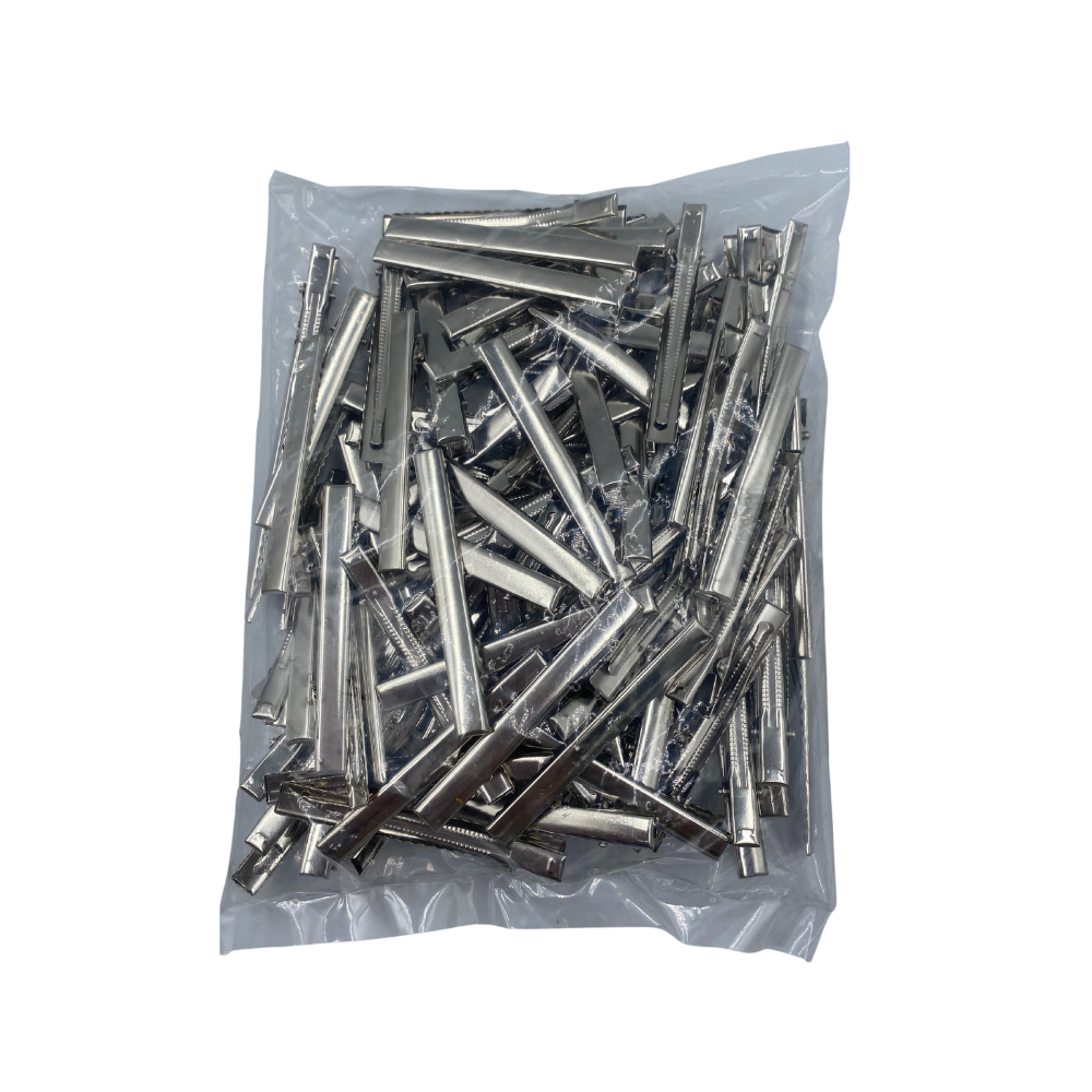 Pinza para cabello 8 cm | Bolsa con 100 pzas