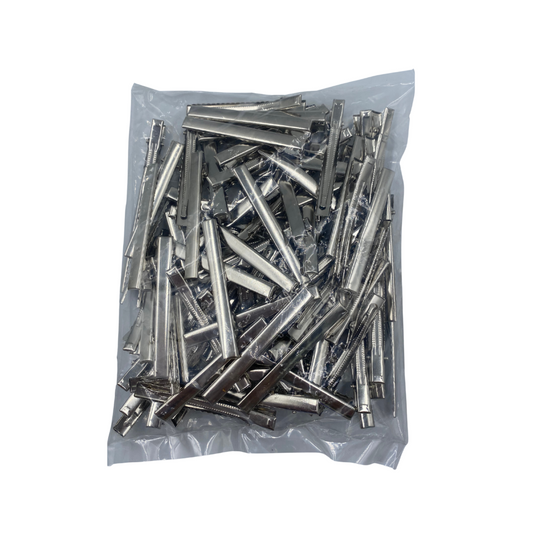 Pinza para cabello 8 cm | Bolsa con 100 pzas